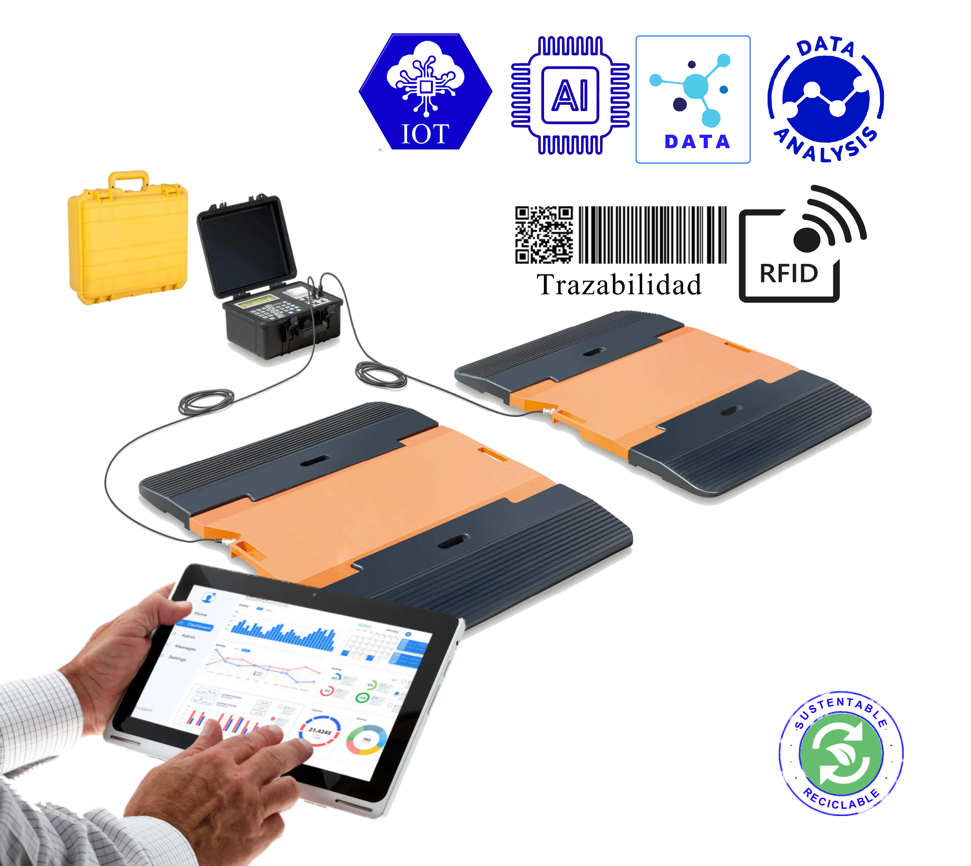 balanza tipo alfombra